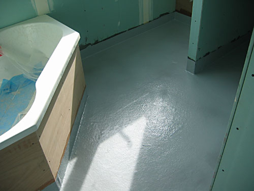 badkamerpolyestervloer