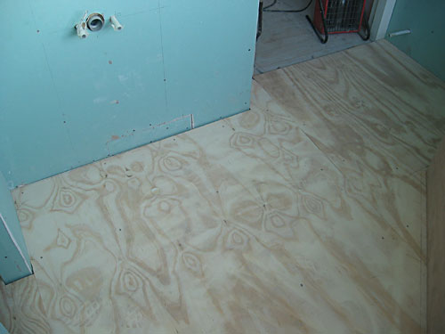 badkamerpolyestervloer