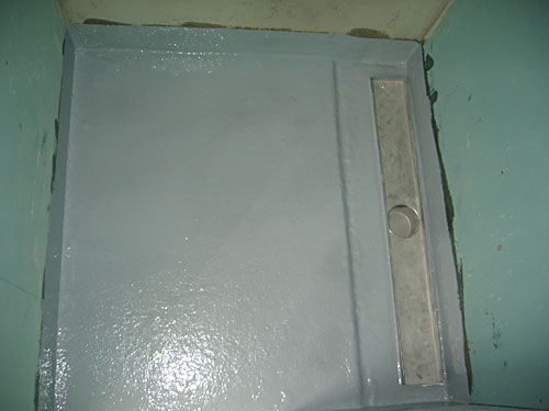 badkamerpolyestervloer